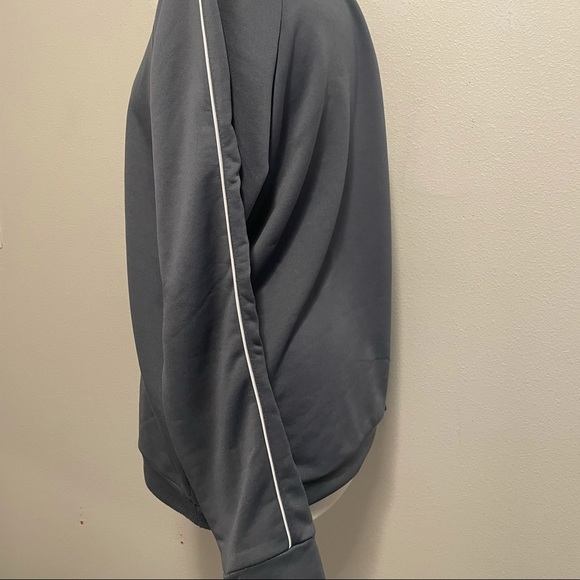 Men’s Adidas Climalite Zip Sweater Grey Sz M - Picture 3 of 6